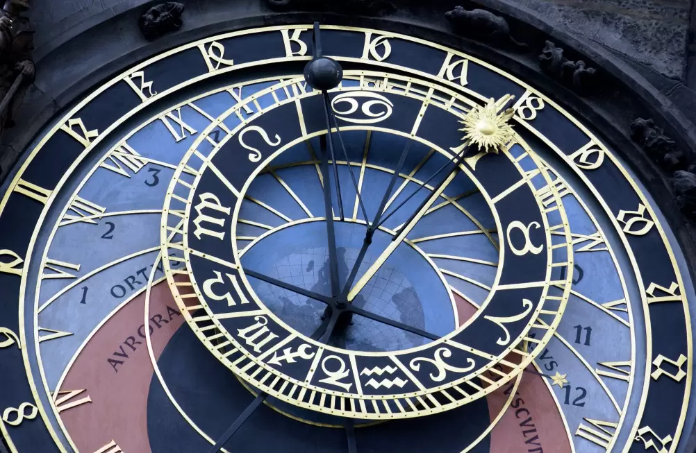The Astronomical Clock In The City Of Prague In The Czech Republic